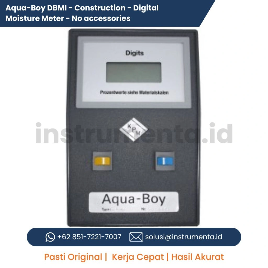 Supplier Digital Moisture Meter Konstruksi Aqua-Boy DBM1 Alat Ukur Kadar Air Beton dan Material Bangunan Portabel